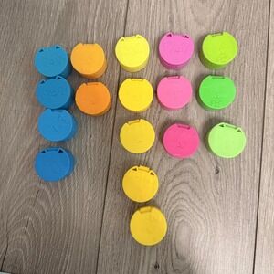 Gabby's Dollhouse Cat Containers Multicolor Plastic Storage Lot Kids OS